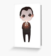 Chibi Jim Moriarty Greeting Card