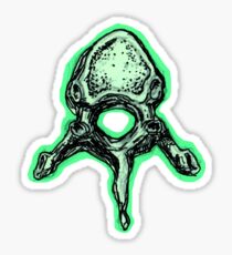 Green Vertebrae 01 Sticker
