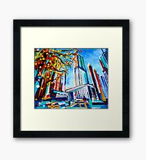 Chicago Miracle Mile Framed Print