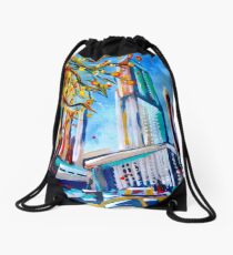 Chicago Miracle Mile Drawstring Bag