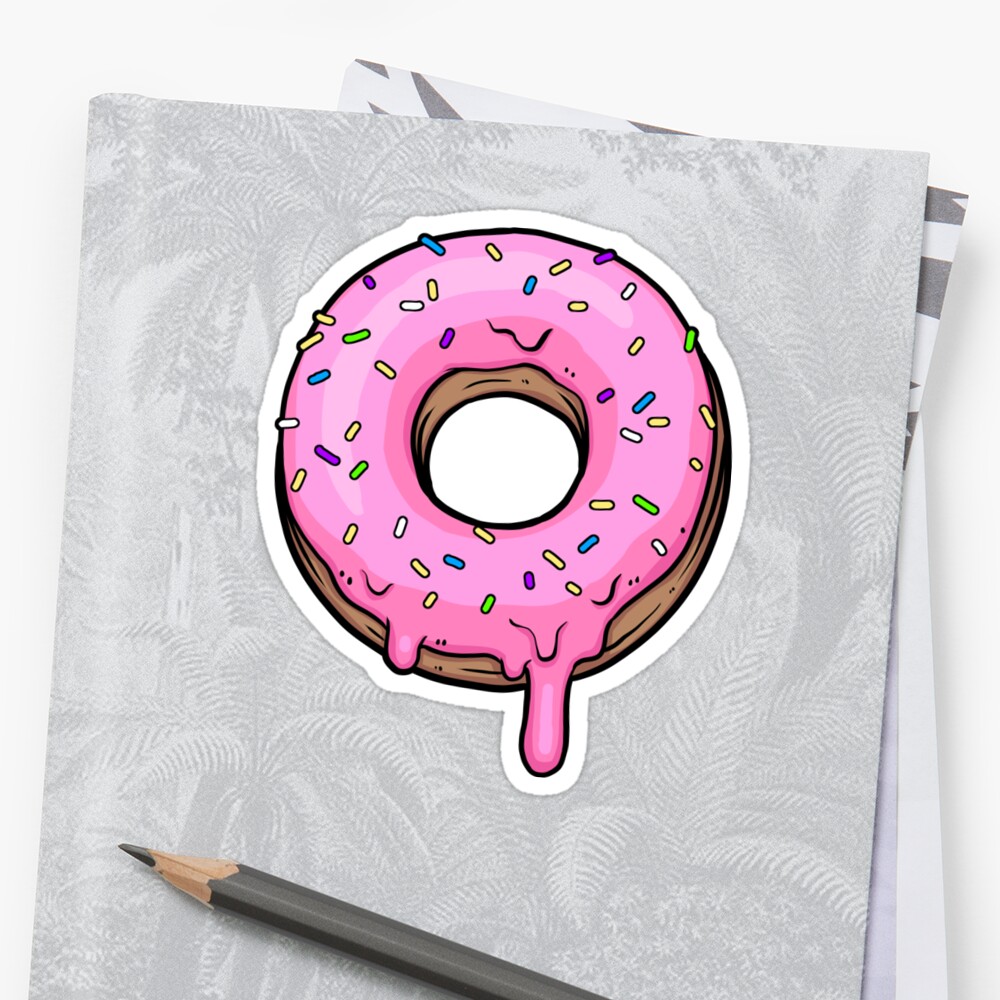 "Nuts For Donuts!" Stickers By Dedfox | Redbubble