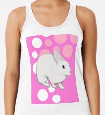 Osterhasen-Kaninchen-Rosa Tanktop für Frauen