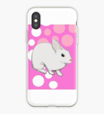 Osterhasen-Kaninchen-Rosa iPhone-Hülle & Cover