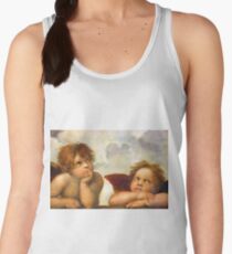 Angels Cherubs Raphael Santi Sistine Madonna Sweet Women's Tank Top