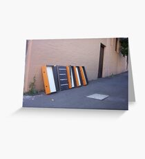 street sculpture Greeting Card