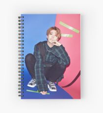 youngjae got7 flight arival Spiral Notebook