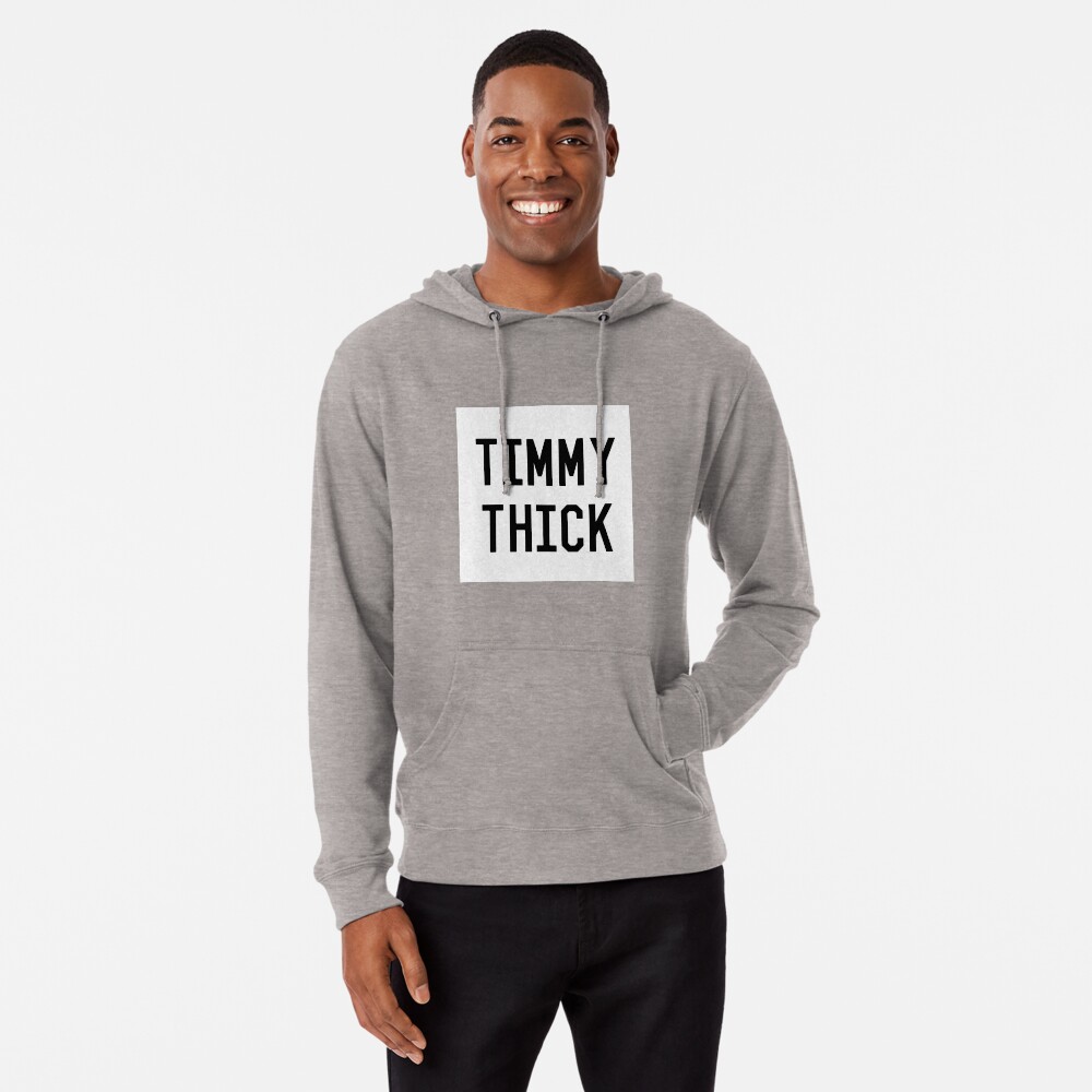 timmy in glossier hoodie