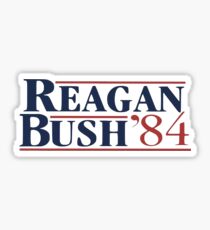 Pegatina Reagan Bush 1984