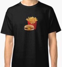 Cheeseburger Hamburger and French Fries Classic T-Shirt