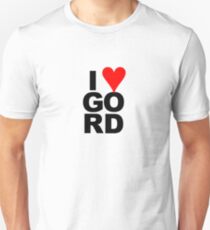 "I Love Gord" Heart Design inspired by Gord Downie of the Tragically Hip Unisex T-Shirt