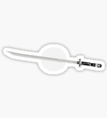 lexa's katana Sticker