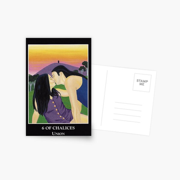 6 of Chalices - Union Postcard