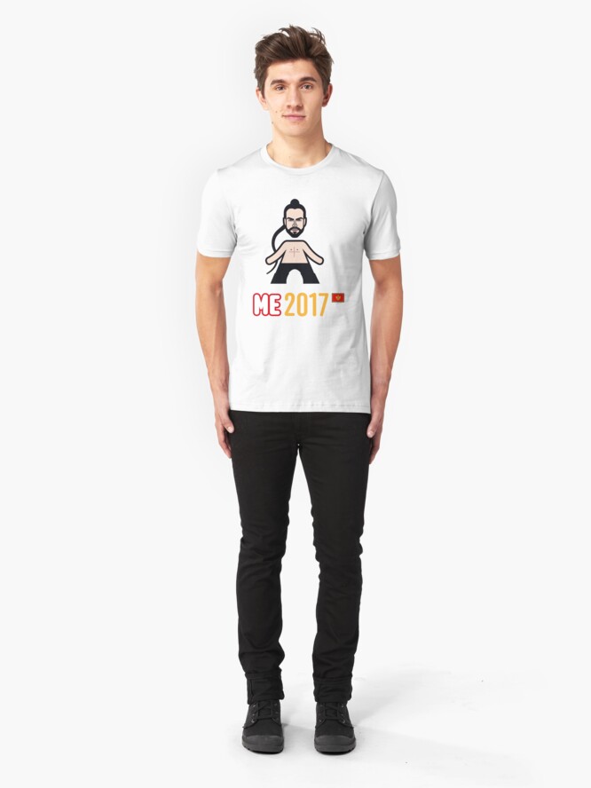 Alternate view of Montenegro 2017 Slim Fit T-Shirt