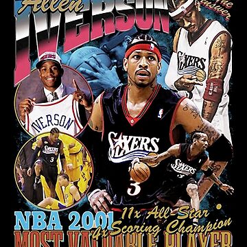 Kobe Bryant Allen Iverson Basketball Art Poster Designed & Sold By
