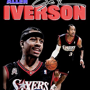 Allen Iverson Vintage Basketball Player Essential T-Shirt for Sale by  MercadoUS