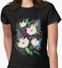 The Garden of Alice, flower, floral, blossom art print Women's Fitted T-Shirt
