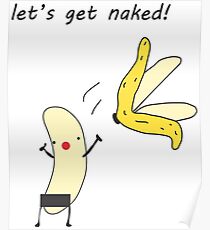 Banana Naked Poster