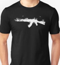 Ak47 Love & Peace (black) Unisex T-Shirt