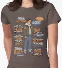 Camiseta entallada para mujer Citas de Lance