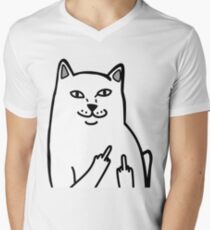 F*ckU Cat - Lord Nermal Men's V-Neck T-Shirt