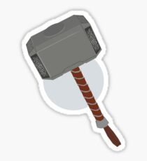 thor's mjolnir Sticker