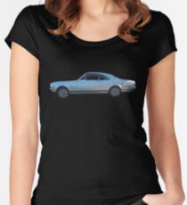 Holden HK Monaro Silver Fox Women's Fitted Scoop T-Shirt