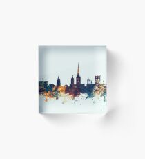 Norwich England Skyline Acrylic Block