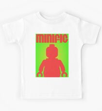 Retro Large Black Minifig Kids Tee