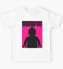 Retro Large Black Minifig Kids Tee
