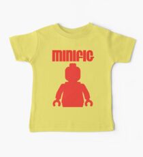 Retro Large Red Minifig Baby Tee