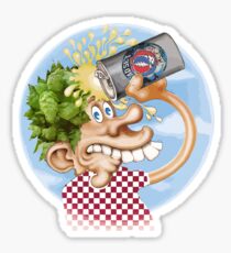 Drunk Head Sticker