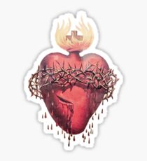 sacred heart of Jesus Sticker