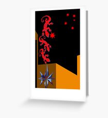 Christmas Geckos Greeting Card