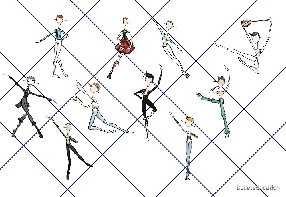 "MALE BALLET ROLES" by balleteducation Redbubble