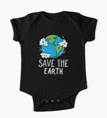 Rette die Erde! Jeder Tag ist Erdtag! Baby Body Kurzarm
