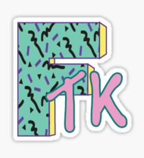 retro FTK Sticker
