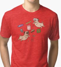 STEM Pugs Tri-blend T-Shirt