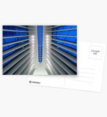 Postales Detalle del Hub de Transporte del World Trade Center, Oculus, por el arquitecto Santiago Calatrava | Nueva York, NY