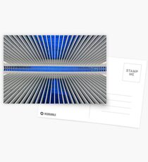 Postales Detalle del Hub de Transporte del World Trade Center, Oculus, por el arquitecto Santiago Calatrava | Nueva York, NY