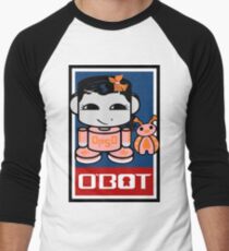 Opso Yo & Epo O'BABYBOT Toy Robot 2.0 Men's Baseball ¾ T-Shirt