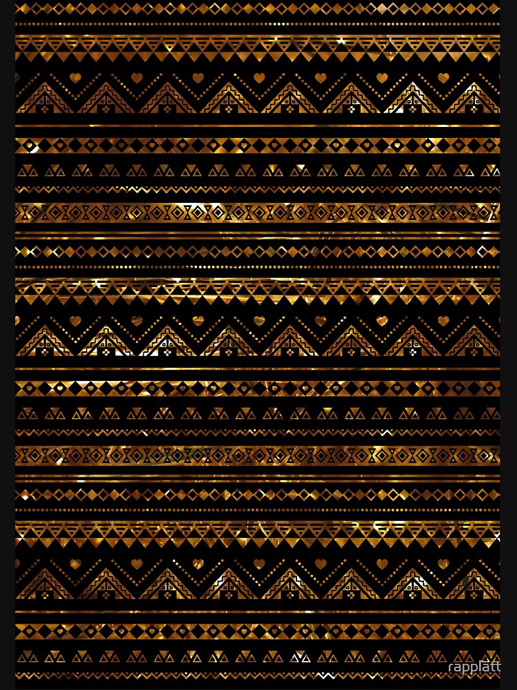 Aztec Black Tinsel Gold by rapplatt