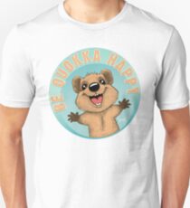 Sei Quokka glücklich Slim Fit T-Shirt