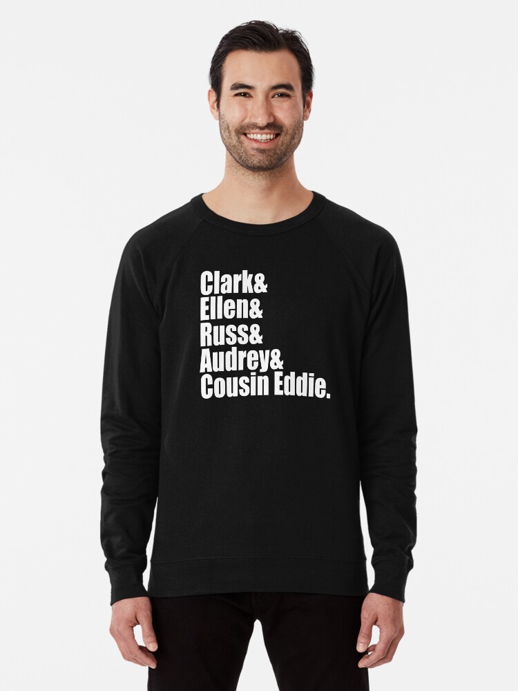 Christmas Vacation Cast Lightweight Sweatshirt By Christmas Tees Redbubble