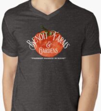 Benoit Family Farms Men's V-Neck T-Shirt