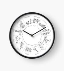 Floral Constellation - Ensemble Clock