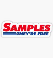 Costco Samples - They're Free Sticker