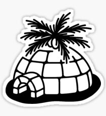 CLUB ESKIMO - BLANC / NOIR Sticker
