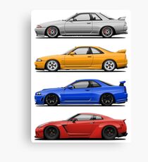 Skyline GTR. Generation Leinwanddruck