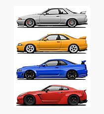 Lámina fotográfica Skyline GTR. Generacion