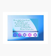 light Photographic Print